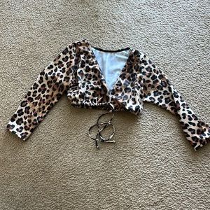 Leopard Swim Top 🐆